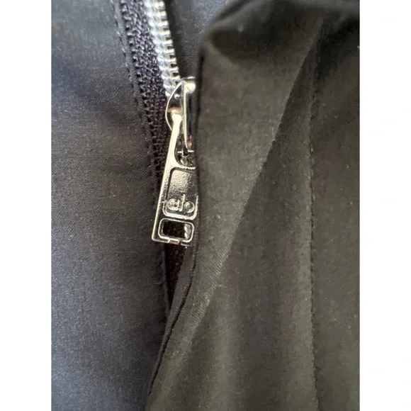 ALO High-Waist Pursuit Trouser Black Size Medium Long - Picture 6 of 12